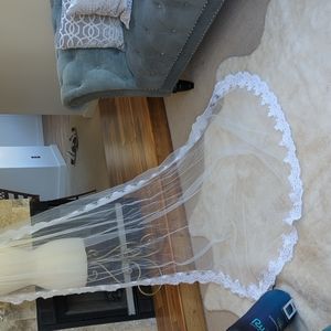 White Bridal Wedding Veil